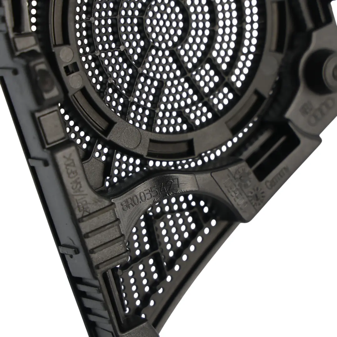 Audi Q5 8R Dahboard Speaker Cover Grille Bang&Olufsen Black Left N/S - SKU 8R0035427 - Part number 8R0035427