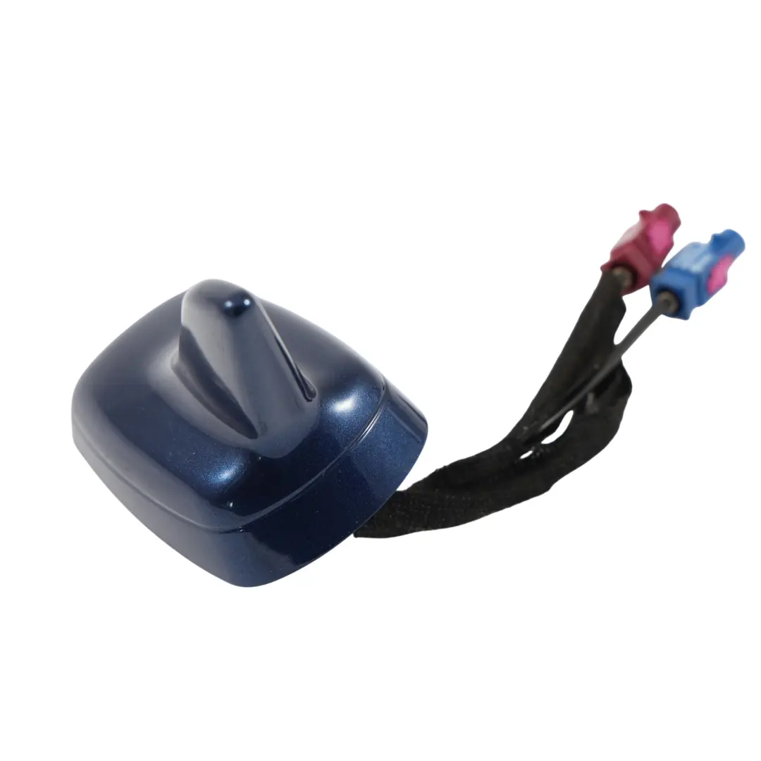 Antena Techo Tiburón Azul Scuba Metalizado X5Q para Audi Q5 8R con número de pieza 8R0035503E Audi Q5 8R Antena Techo Tiburón Azul Scuba Metalizado X5Q - SKU 8R0035503E-SCB - Número de pieza 8R0035503E