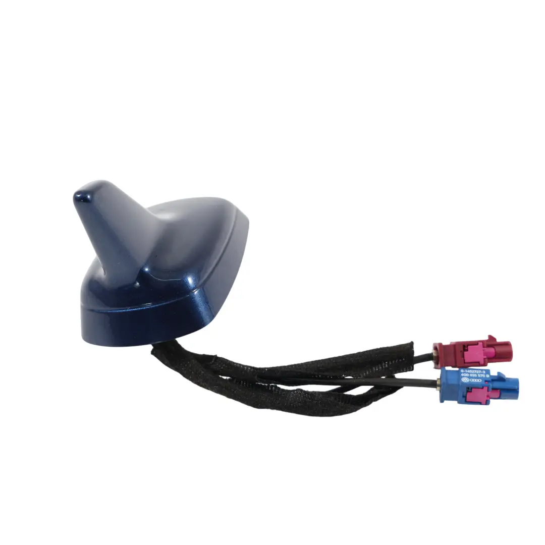 Aerial Roof Antenna Shark Scuba Blue Metallic - X5Q to Audi Q5 8R with Part number 8R0035503E Audi Q5 8R Aerial Roof Antenna Shark Scuba Blue Metallic - X5Q - SKU 8R0035503E-SCB - Part number 8R0035503E