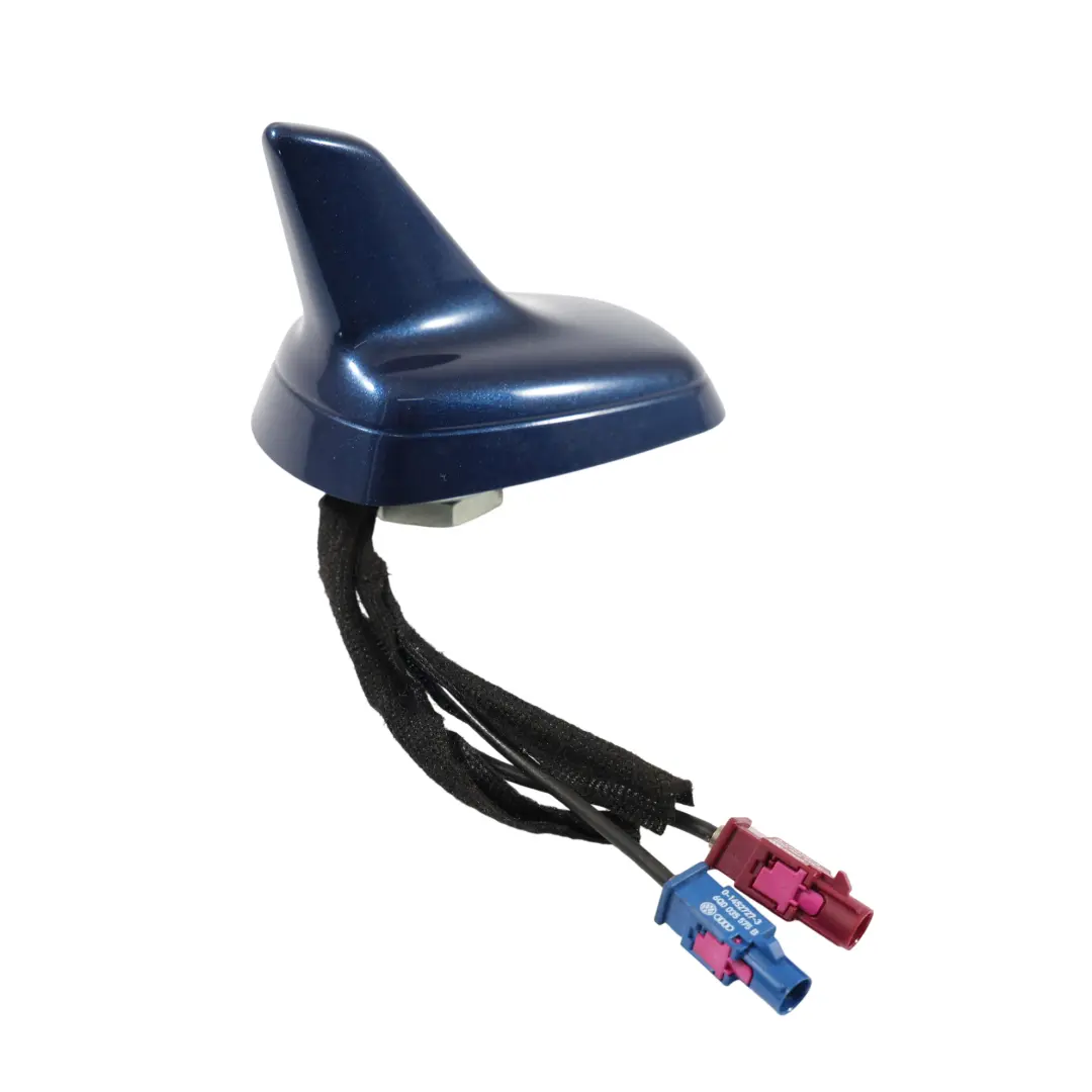 Audi Q5 8R Aerial Roof Antenna Shark Scuba Blue Metallic - X5Q - SKU 8R0035503E-SCB - Part number 8R0035503E