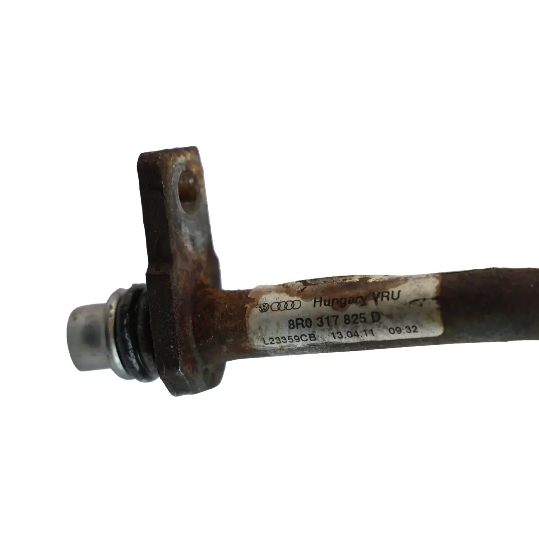 Gearbox Transmission Oil Pipe Line 2.0 TDI CGLB to Audi Q5 8R Automatic with Part number 8R0317825D Audi Q5 8R Automatic Gearbox Transmission Oil Pipe Line 2.0 TDI CGLB - SKU 8R0317825D - Part number 8R0317825D