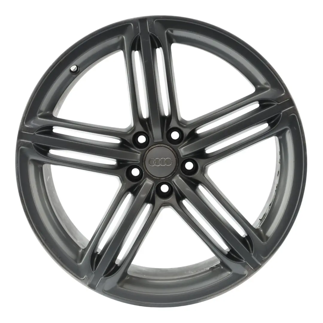 Audi Q5 8R Wheel Rim Alloy Grey 20" 8.5J ET:33 5 Double Spoke - SKU 8R0601025BG-11 - Part number 8R0601025BG
