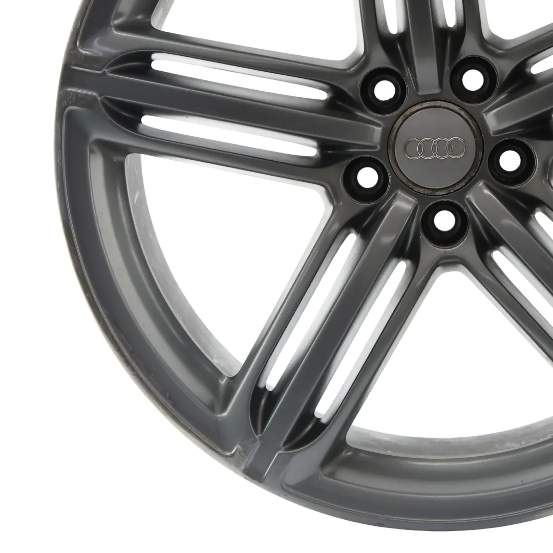 Audi Q5 8R Wheel Rim Alloy Grey 20" 8.5J ET:33 5 Double Spoke - SKU 8R0601025BG-11 - Part number 8R0601025BG