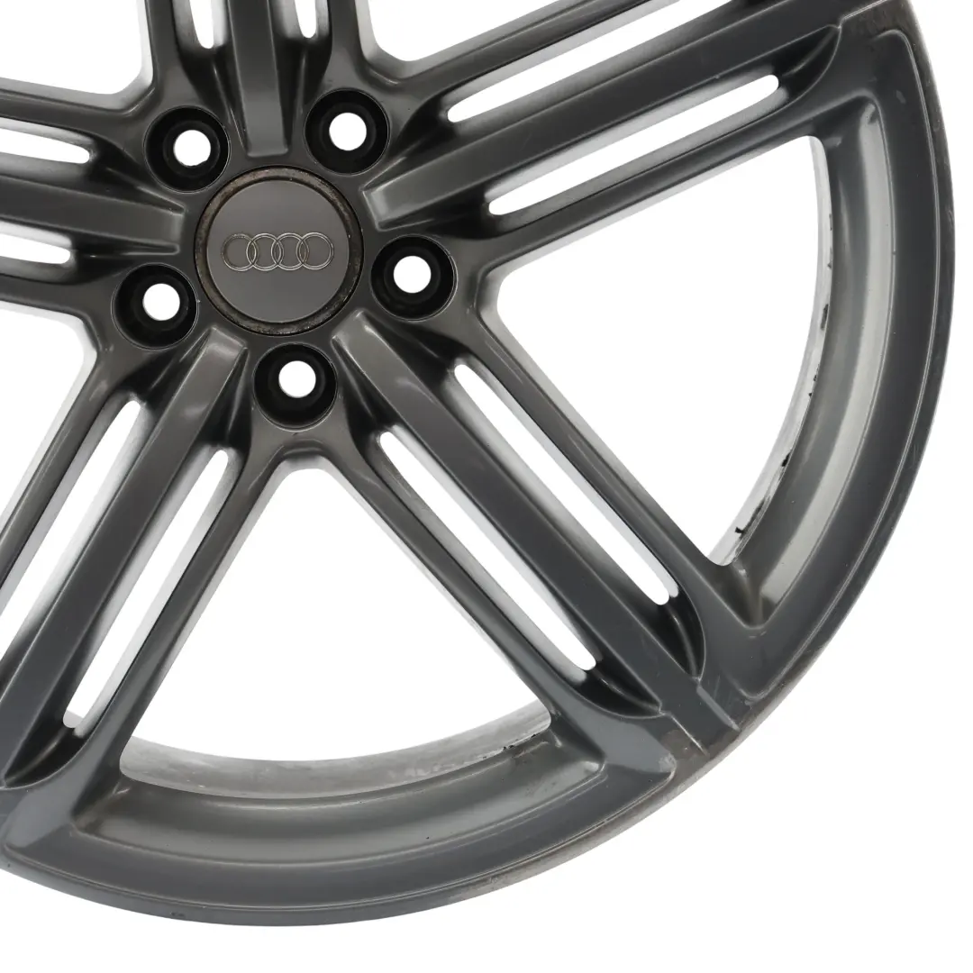 Audi Q5 8R Wheel Rim Alloy Grey 20" 8.5J ET:33 5 Double Spoke - SKU 8R0601025BG-11 - Part number 8R0601025BG