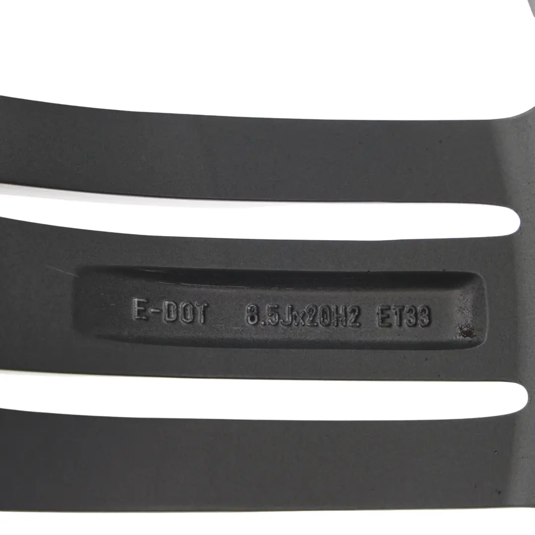 Audi Q5 8R Cerchione Lega Grigio 20" 8.5J ET33 5 Doppia Razza - SKU 8R0601025BG-9 - Numero di parte 8R0601025BG