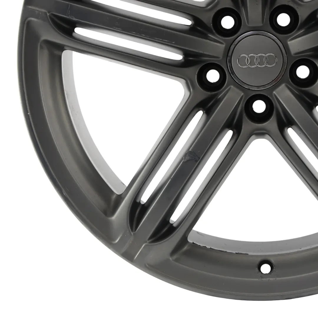 Audi Q5 8R Wheel Rim Alloy Grey 20" 8.5J ET:33 5 Double Spoke - SKU 8R0601025BG-9 - Part number 8R0601025BG