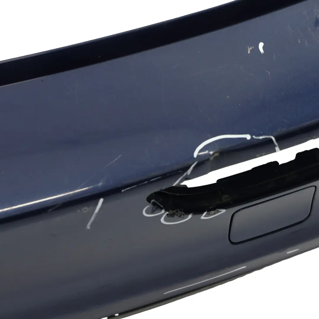 Bumper Trim Panel Covering Scuba Blue Metallic - X5Q to Audi Q5 8R Rear with Part number 8R0807303B Audi Q5 8R Rear Bumper Trim Panel Covering Scuba Blue Metallic - X5Q - SKU 8R0807303B-SCB - Part number 8R0807303B