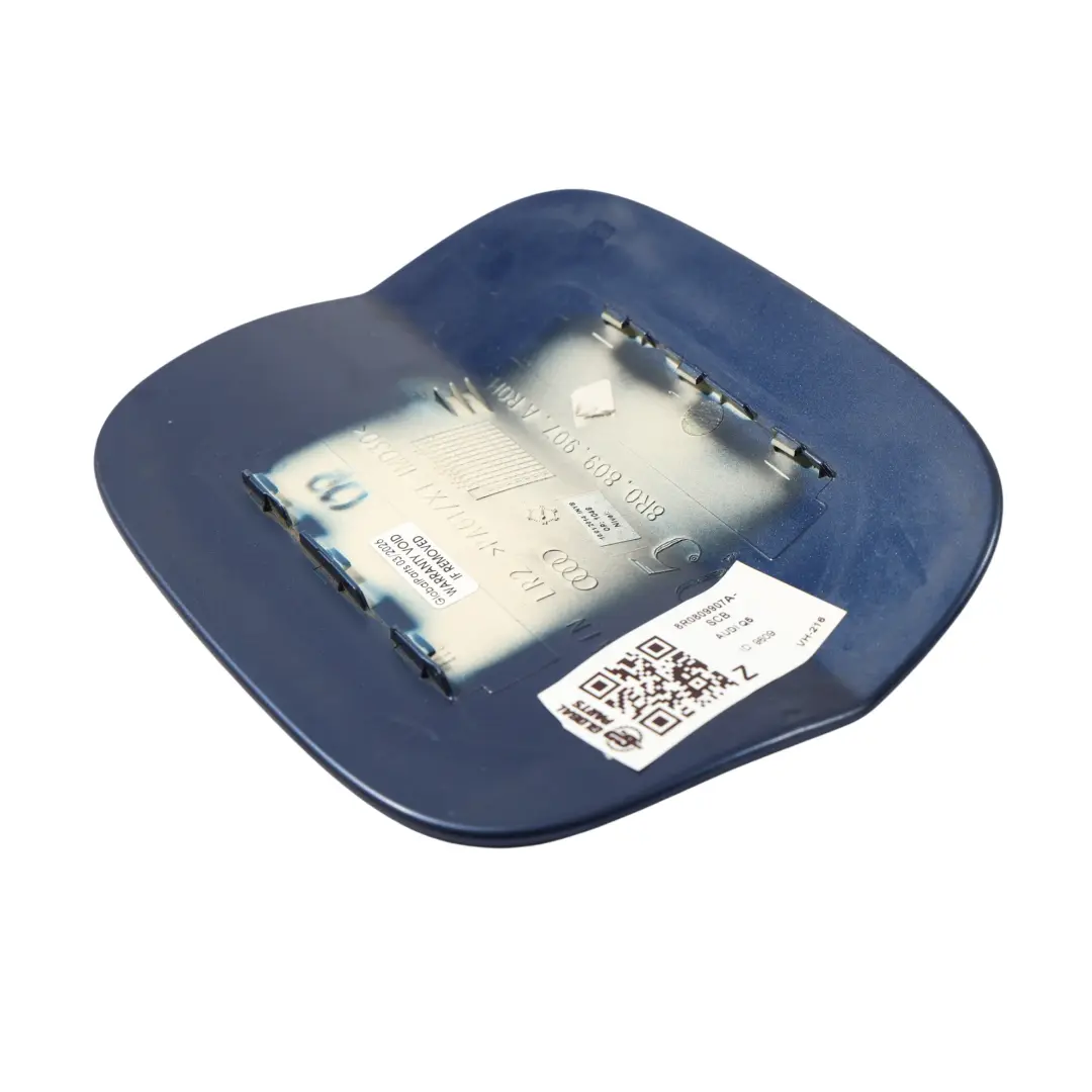 Audi Q5 8R Tankdeckel Klappe Scuba Blau Metallic X5Q - SKU 8R0809907A-SCB - Teilenummer 8R0809907A