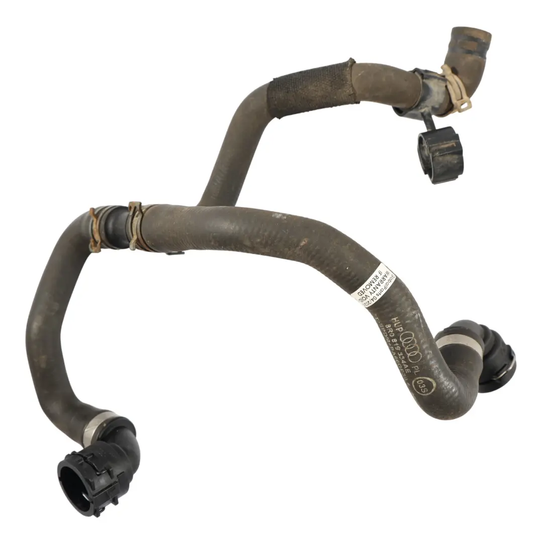 Audi Q5 8R Engine Coolant Water Hose Pipe Line 2.0 Diesel - SKU 8R0819334AE - Part number 8R0819334AE