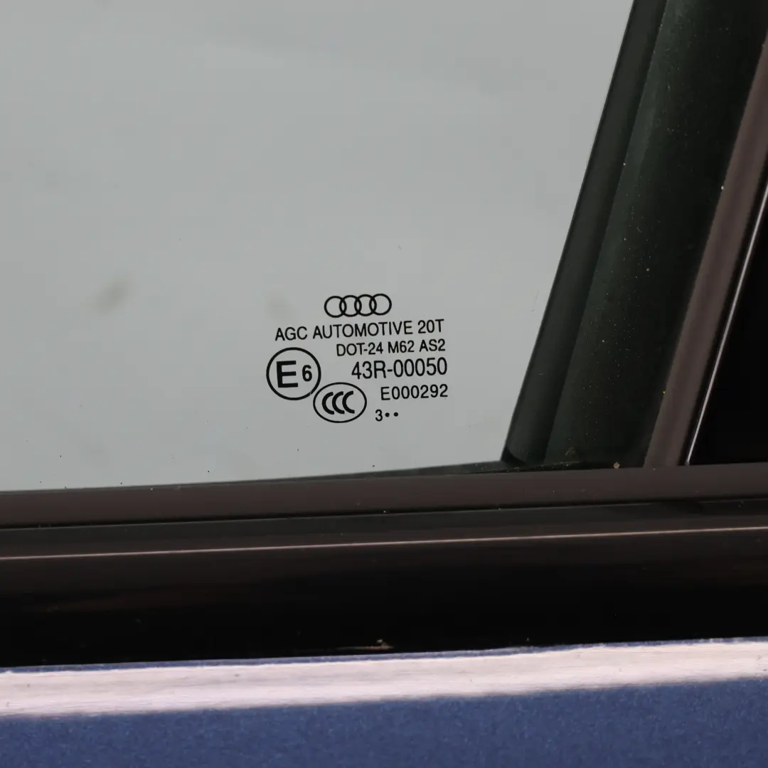 Panel Cobertura Puerta Delantera Izquierda Azul Metalico X5Q para Audi Q5 8R con número de pieza 8R0831051E Audi Q5 8R Panel Cobertura Puerta Delantera Izquierda Azul Metalico X5Q - SKU 8R0831051E-SCB - Número de pieza 8R0831051E