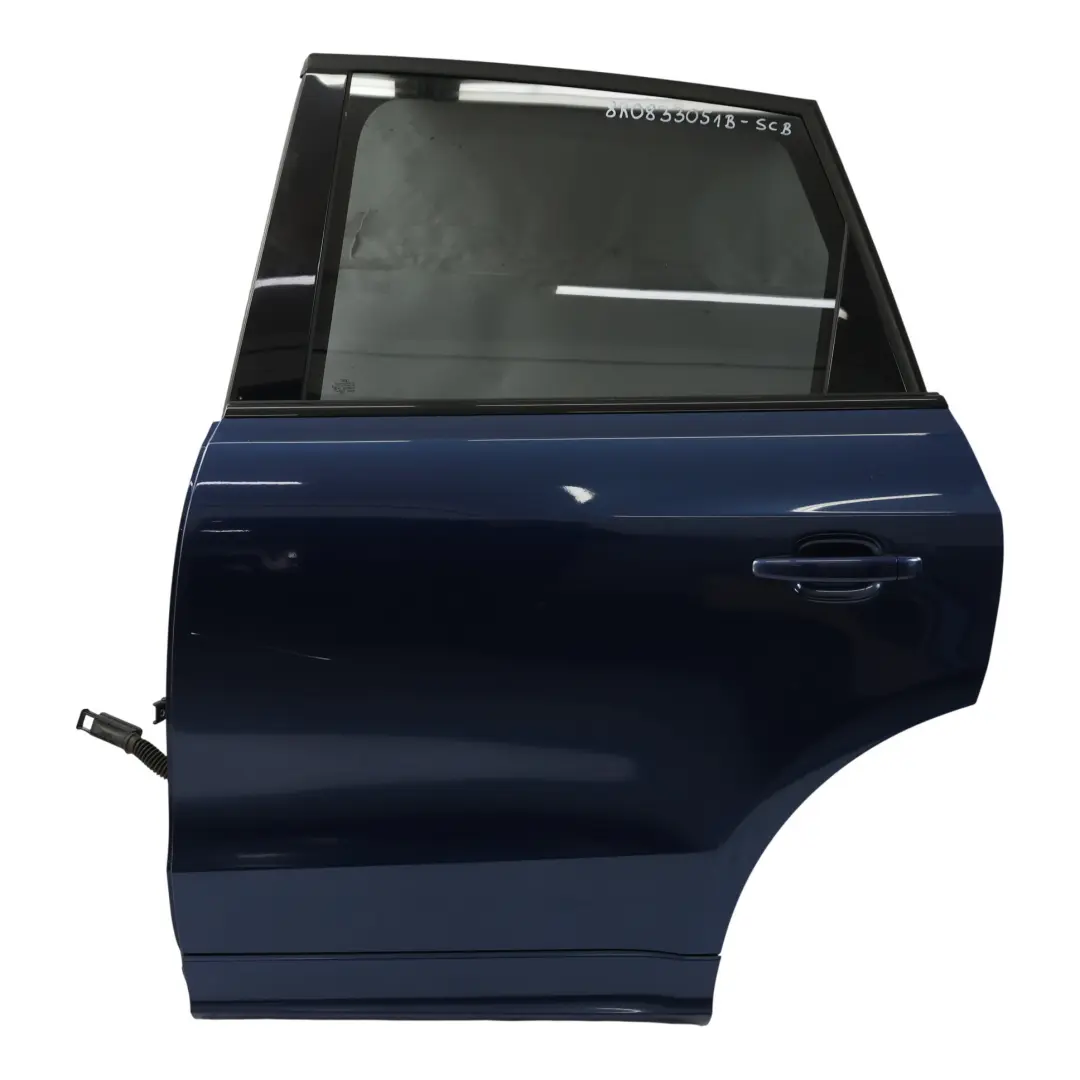 Audi Q5 8R Porta Posteriore Sinistra Blu Scuba Metallizzato X5Q - SKU 8R0833051B-SCB - Numero di parte 8R0833051B