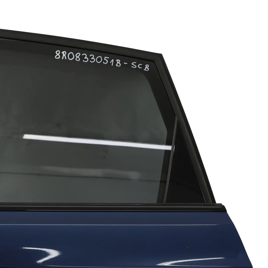 Audi Q5 8R Puerta Trasera Izquierda Azul Scuba Metalizado X5Q - SKU 8R0833051B-SCB - Número de pieza 8R0833051B