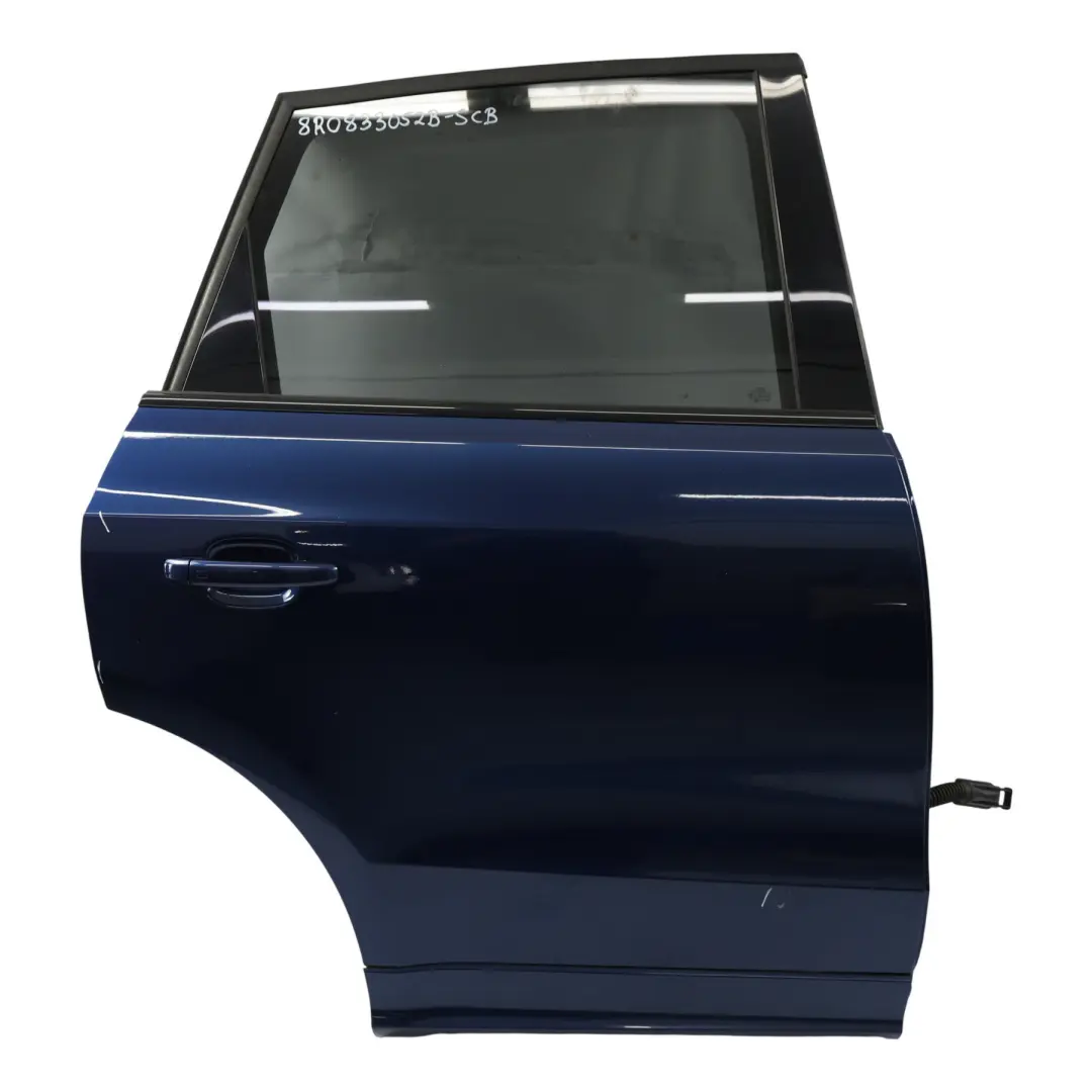 Audi Q5 8R Rear Door Right O/S Scuba Blue Metallic - X5Q - SKU 8R0833052B-SCB - Part number 8R0833052B