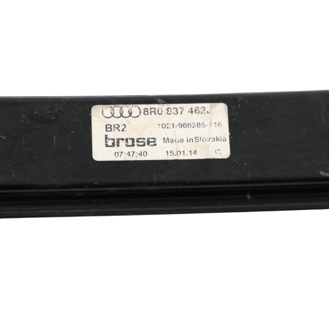 Audi Q5 8R Window Regulator Lifter Mehcanism Front Right O/S - SKU 8R0837462J - Part number 8R0837462J