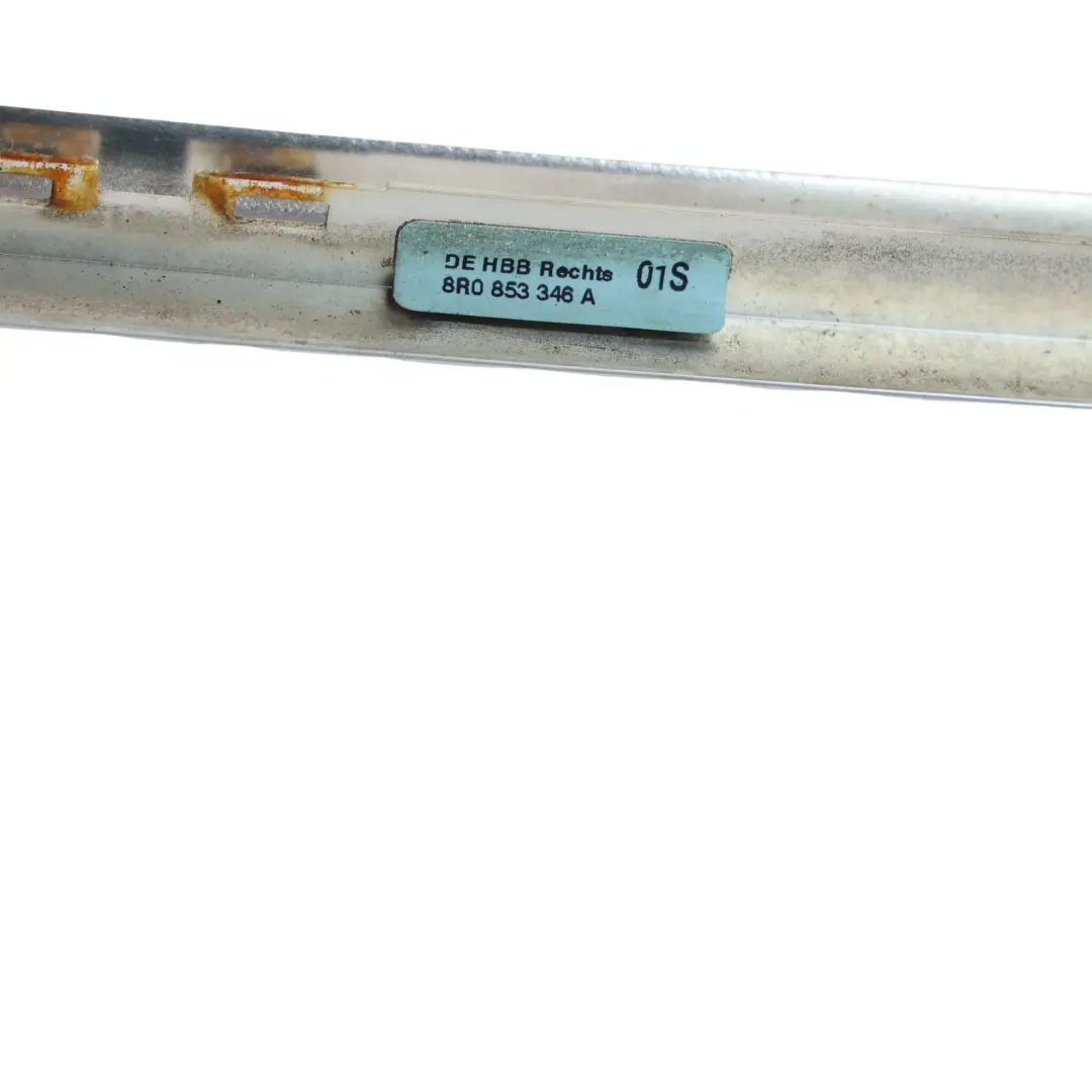 Audi Q5 8R Listwa Szyby Osłona Chromowana Zewnętrzna Tylna Prawa - SKU 8R0853346A - Numer Części 8R0853346A