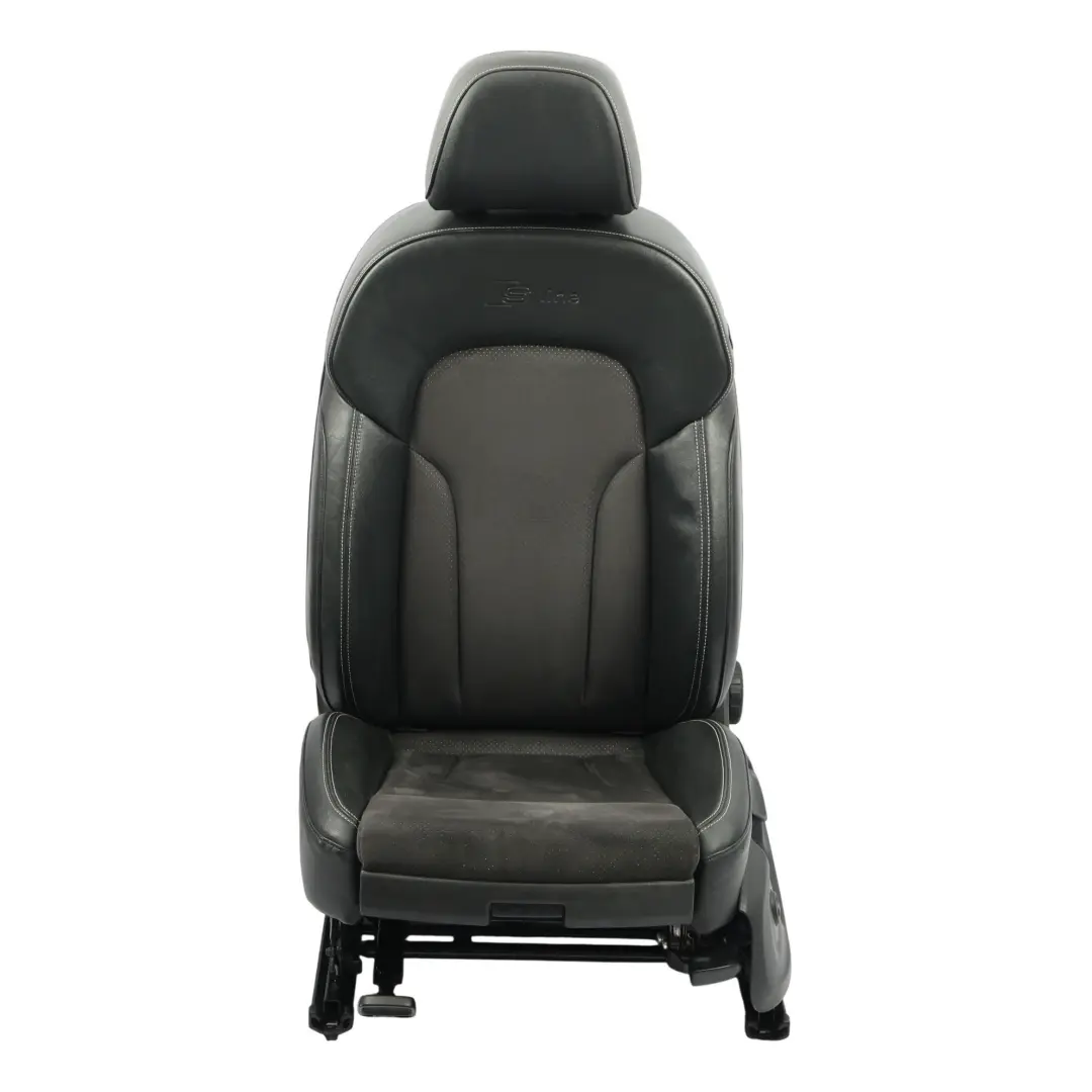 Siège Sport Avant Gauche Électrique Cuir Tissu Noir Soul pour Audi Q5 8R à propos du numéro de pièce 8R0881805N Audi Q5 8R Siège Sport Avant Gauche Électrique Cuir Tissu Noir Soul - SKU 8R0881805N-2 - Numéro de pièce 8R0881805N