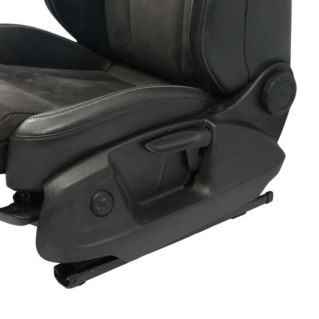 Siège Sport Avant Gauche Électrique Cuir Tissu Noir Soul pour Audi Q5 8R à propos du numéro de pièce 8R0881805N Audi Q5 8R Siège Sport Avant Gauche Électrique Cuir Tissu Noir Soul - SKU 8R0881805N-2 - Numéro de pièce 8R0881805N