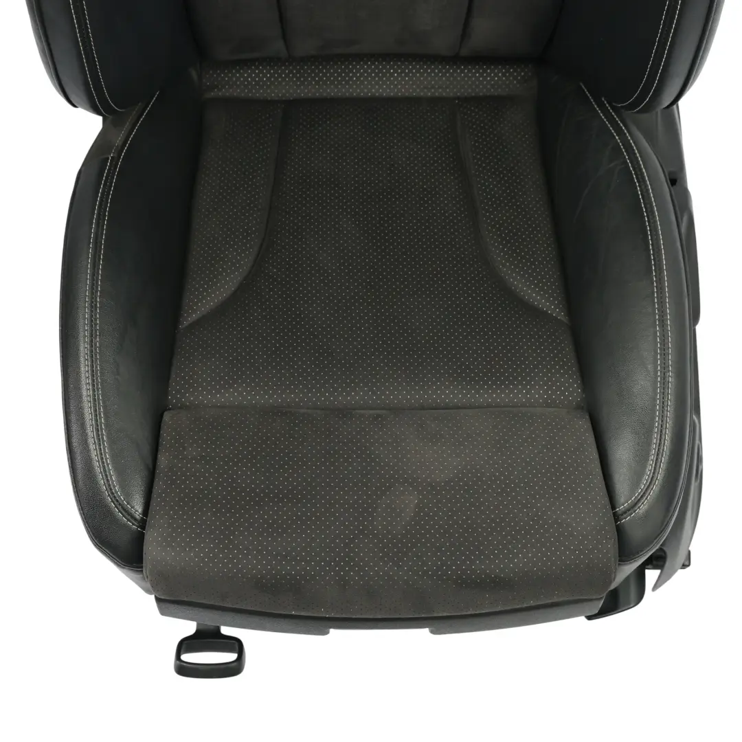 Audi Q5 8R Front Sport Seat S-Line Left N/S Electric Leather Cloth Soul Black - SKU 8R0881805N-2 - Part number 8R0881805N