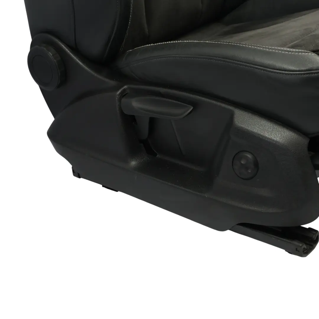 Audi Q5 8R Siège Sport Avant Droit Électrique Cuir Tissu Noir Soul - SKU 8R0881806N-2 - Numéro de pièce 8R0881806N