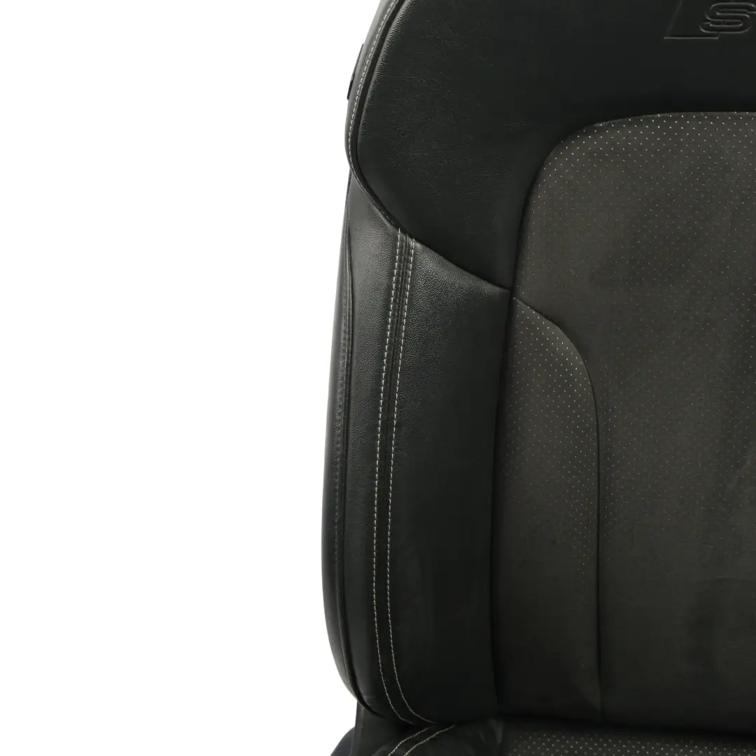 Audi Q5 8R Siège Sport Avant Droit Électrique Cuir Tissu Noir Soul - SKU 8R0881806N-2 - Numéro de pièce 8R0881806N