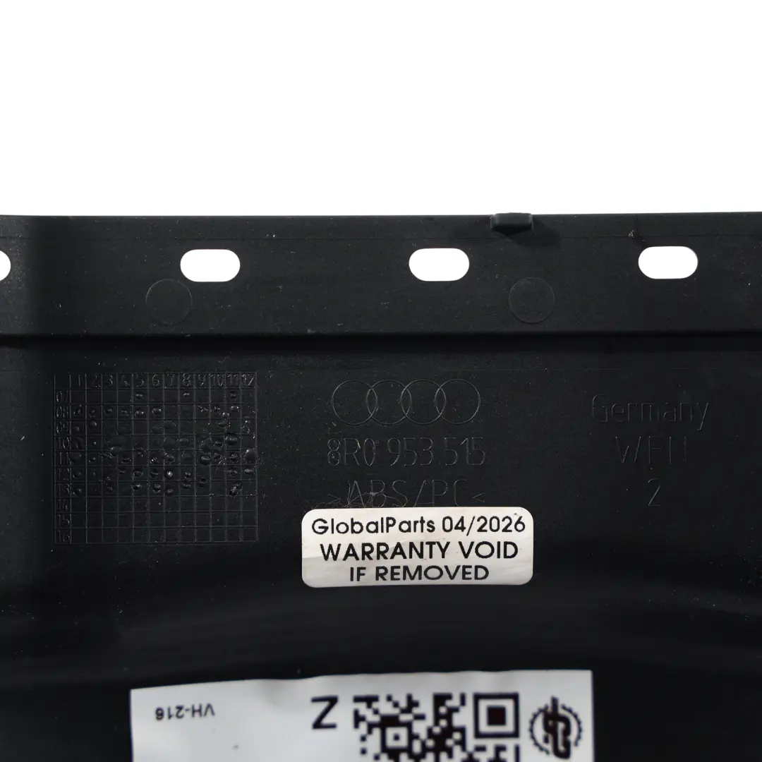 Audi Q5 SQ5 8R Cubierta Moldura Columna Dirección Superior - SKU 8R0953515 - Número de pieza 8R0953515