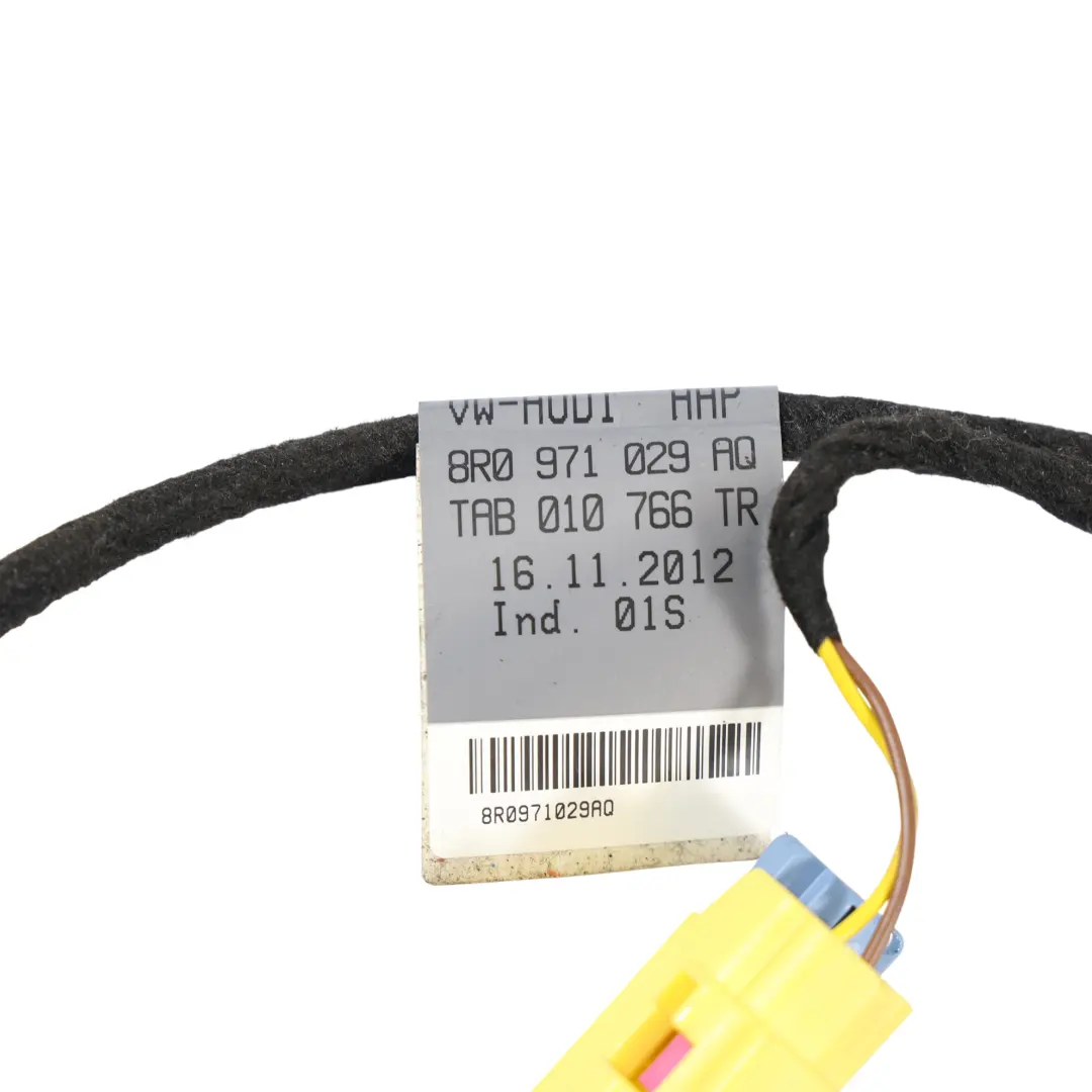 Arnés Cableado Puerta Delantero Conductor para Audi Q5 8R con número de pieza 8R0971029AQ Audi Q5 8R Arnés Cableado Puerta Delantero Conductor - SKU 8R0971029AQ - Número de pieza 8R0971029AQ