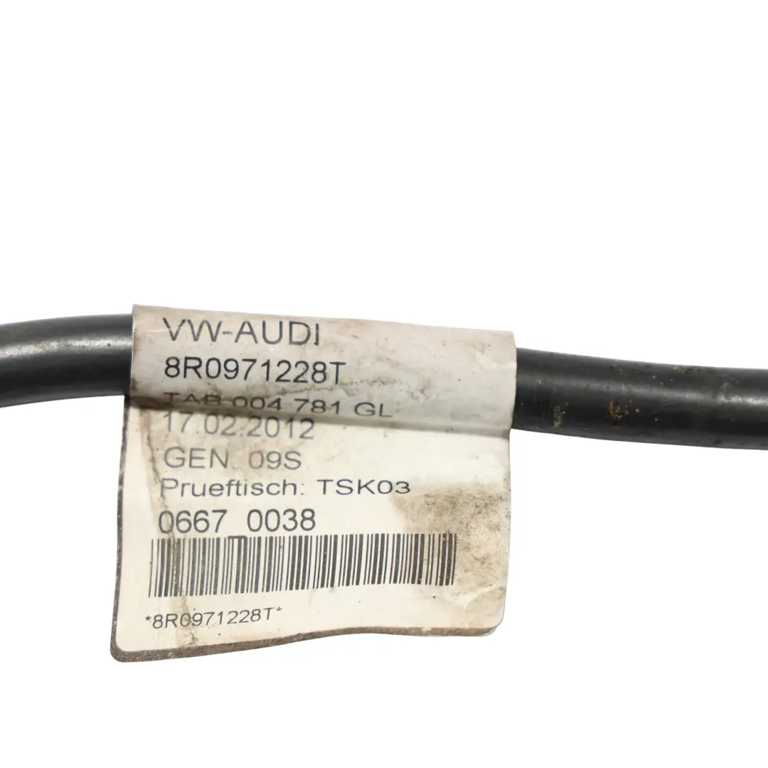 Audi Q5 8R Battery Alternator Starter Wiring Harness Negative Earth - SKU 8R0971228T - Part number 8R0971228T