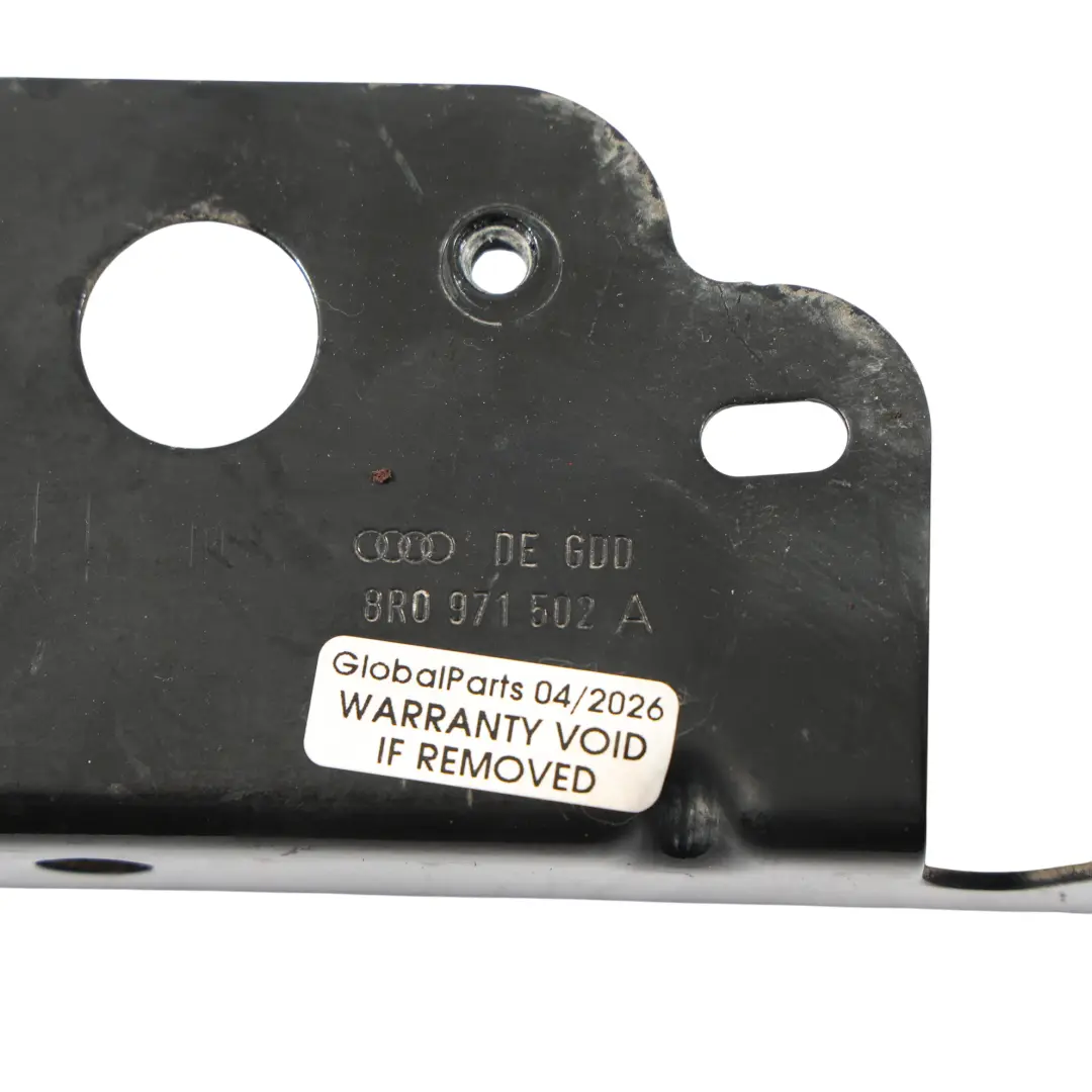 Support Fixation Terminal Boîtier Fusible Batterie pour Audi Q5 8R à propos du numéro de pièce 8R0971502A Audi Q5 8R Support Fixation Terminal Boîtier Fusible Batterie - SKU 8R0971502A - Numéro de pièce 8R0971502A