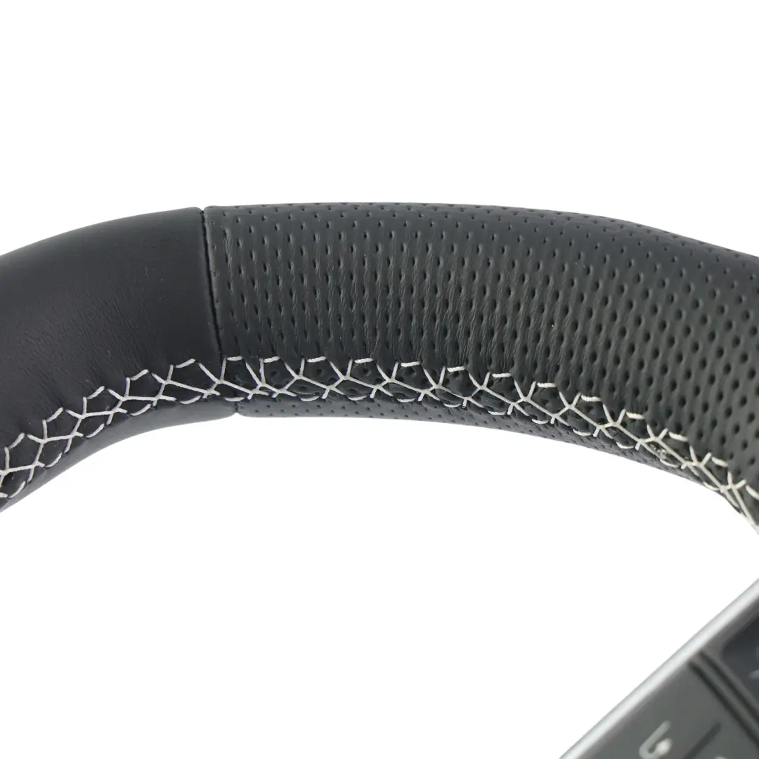 Audi TT FV MK3 Steering Wheel S Line NEW Black Leather Flat Bottom - SKU 8S0419091F-1 - Part number 8S0419091F