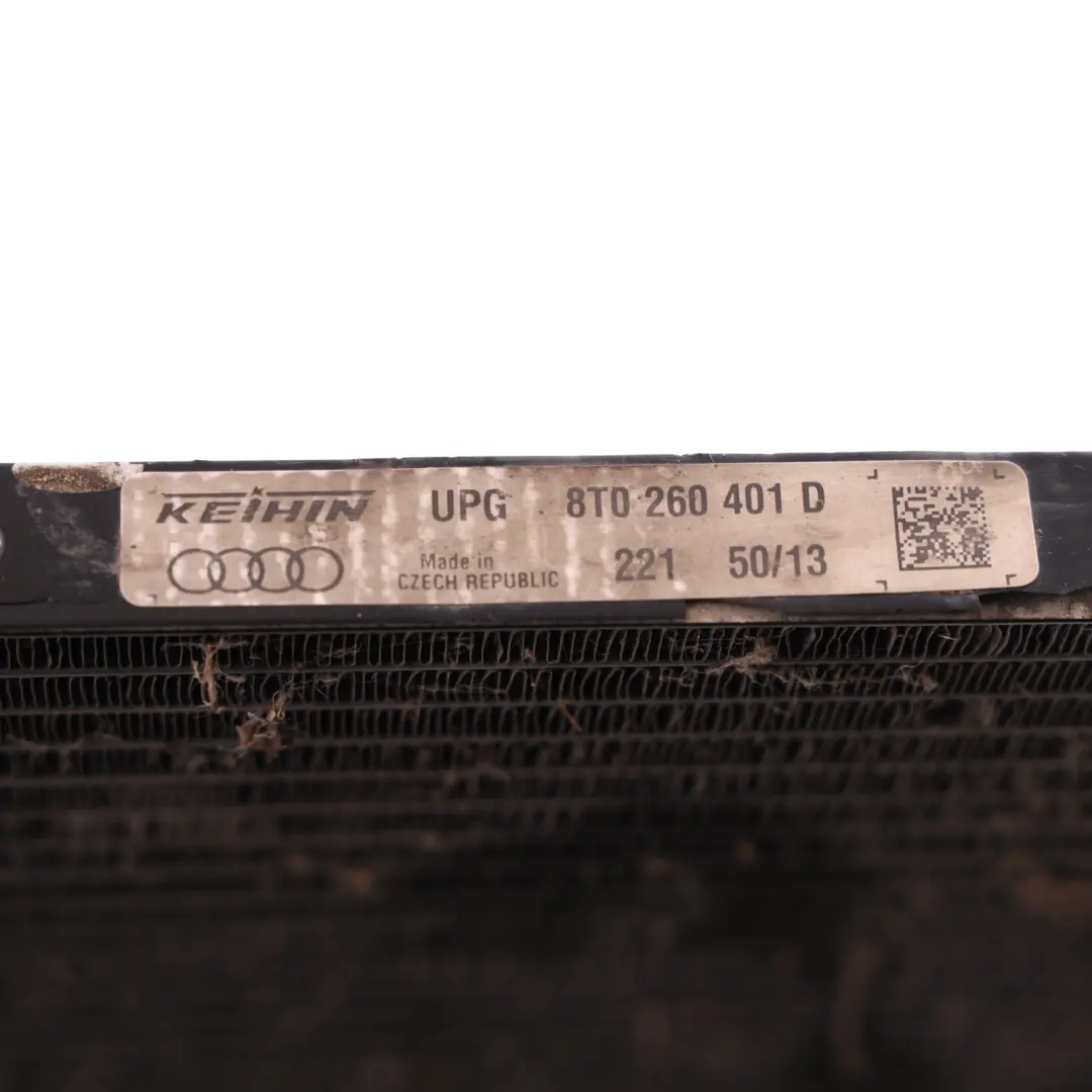 Conditioning Cooling Radiator Condenser A/C to Audi Q5 8R Air with Part number 8T0260401D Audi Q5 8R Air Conditioning Cooling Radiator Condenser A/C - SKU 8T0260401D - Part number 8T0260401D