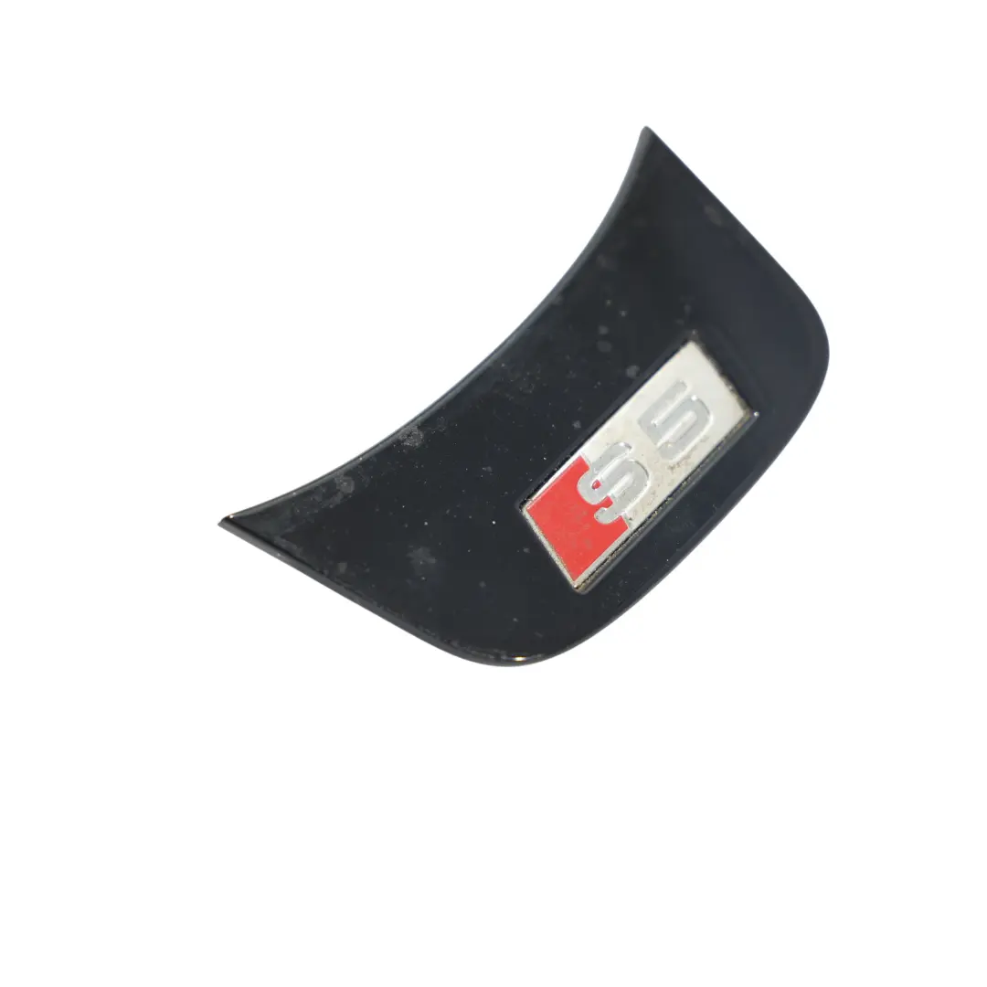 Audi S5 8T Lenkrad Emblem Abzeichen Dekor Zierleiste Schwarz - SKU 8T0419685C - Teilenummer 8T0419685C