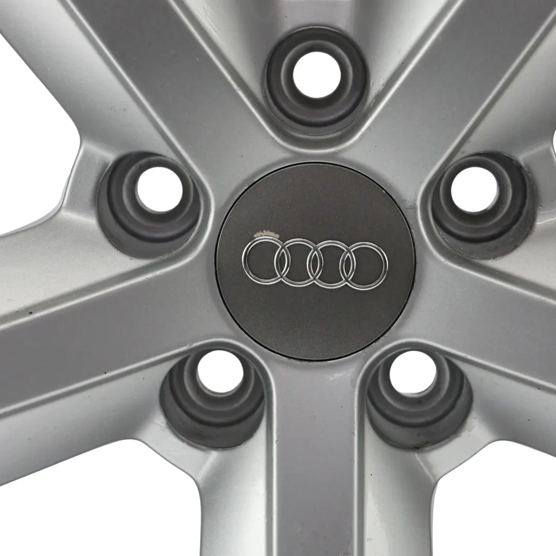 Audi A5 8F 8T Cerchione Lega Argento 18" 8.5J ET:29 Star Spoke - SKU 8T0601025CG-2 - Numero di parte 8T0601025CG
