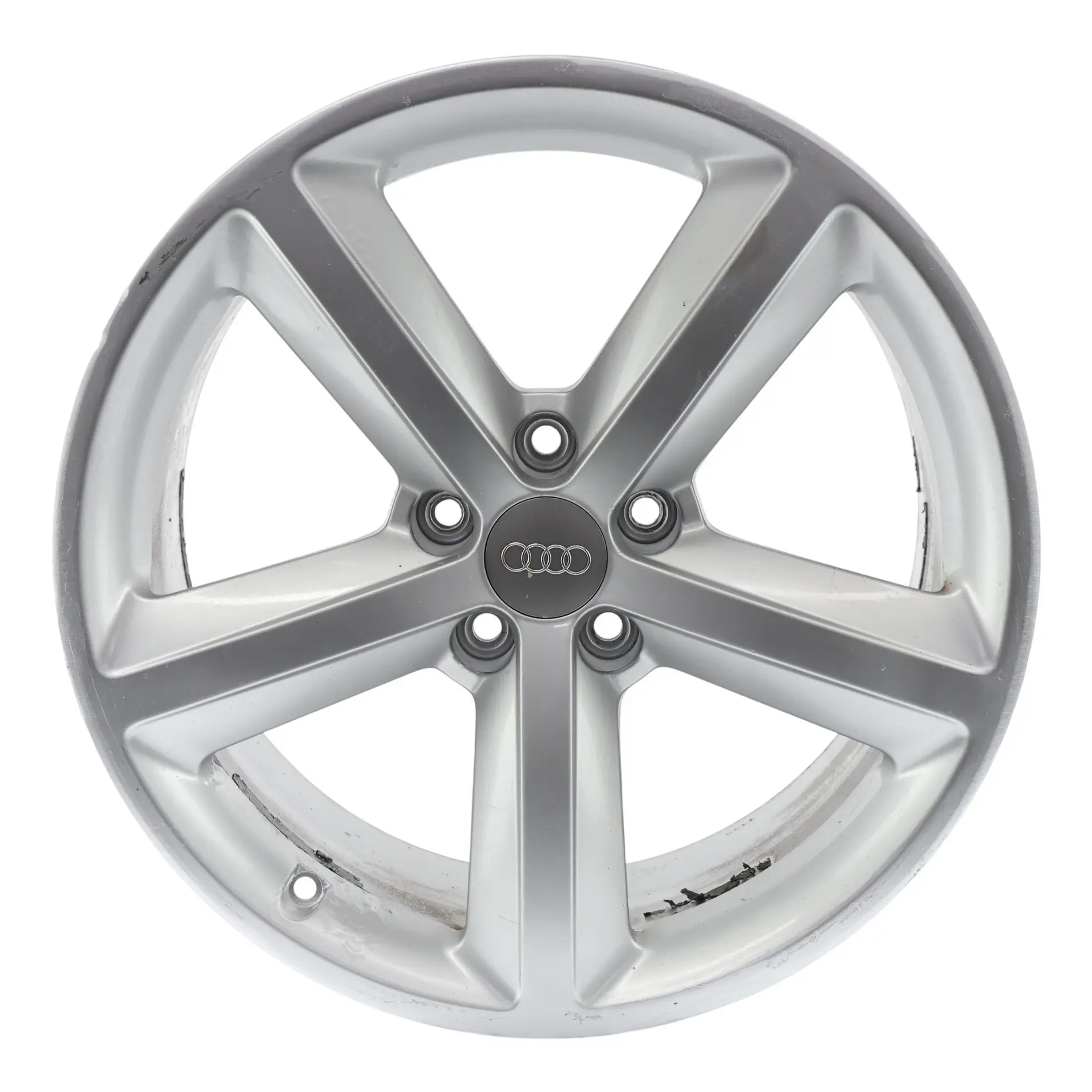 Audi A5 8T Silber Alu Felge 18" 8.5J ET:29 Stern Speiche 8T0601025CG