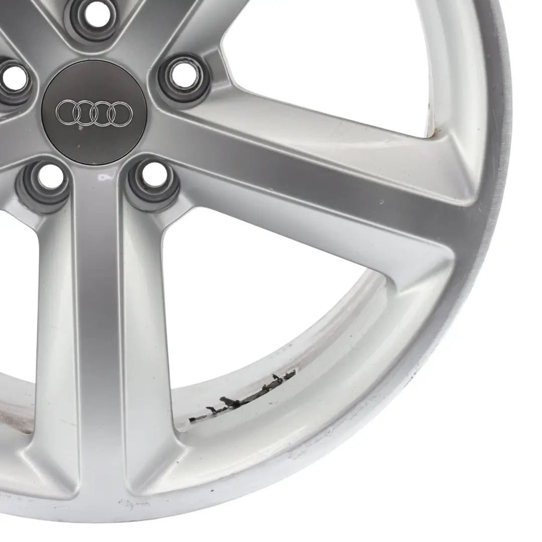Felga Aluminiowa Srebrna 18" 8.5J ET29 Star Spoke do Audi A5 8T o numerze 8T0601025CG Audi A5 8T Felga Aluminiowa Srebrna 18" 8.5J ET29 Star Spoke - SKU 8T0601025CG-3 - Numer Części 8T0601025CG