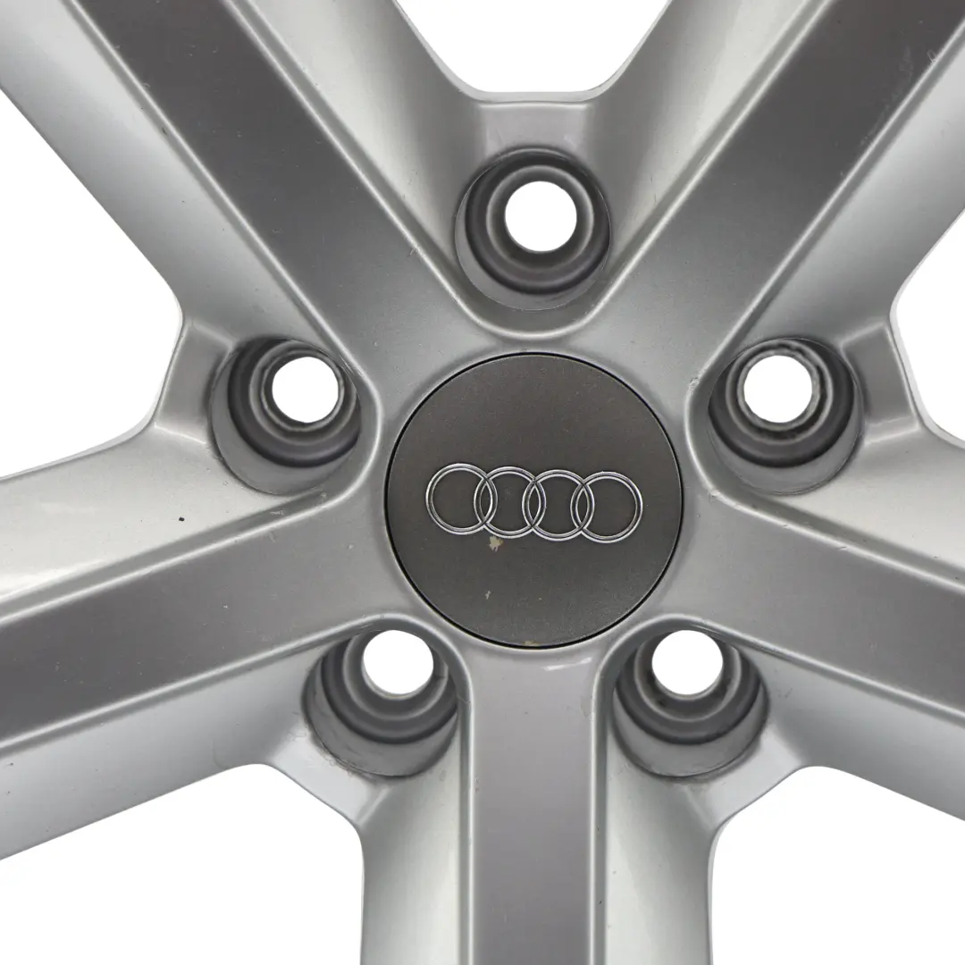 Audi A5 8T Silber Alu Felge 18" 8.5J ET:29 Stern Speiche - SKU 8T0601025CG-3 - Teilenummer 8T0601025CG