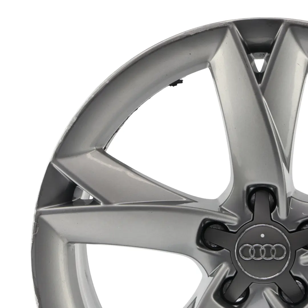 Audi A5 8T Jante grise en alliage 19" 8.5J ET:32 flèche l'étoile - SKU 8T0601025F-4 - Numéro de pièce 8T0601025F