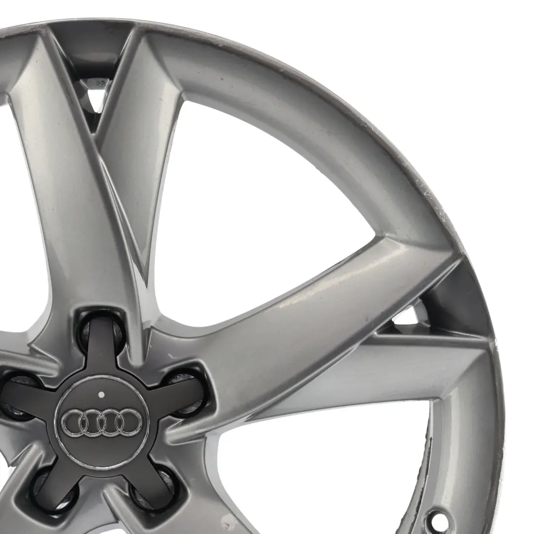 Audi A5 8T Jante grise en alliage 19" 8.5J ET:32 flèche l'étoile - SKU 8T0601025F-4 - Numéro de pièce 8T0601025F