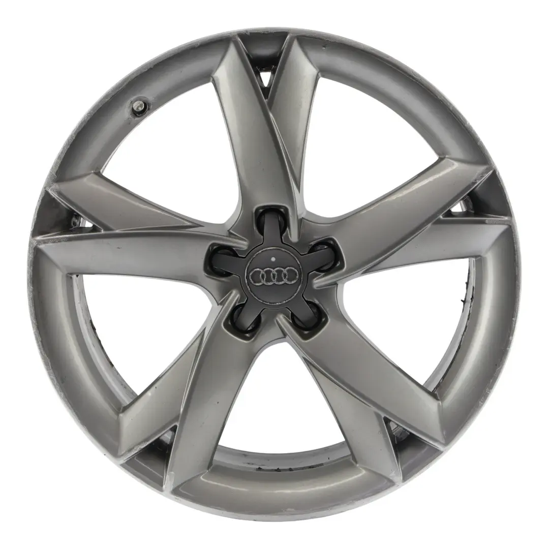 Audi A5 8T Leicht Metall Felge Grau 19" 8.5J ET:32 Stern Speiche - SKU 8T0601025F-5 - Teilenummer 8T0601025F