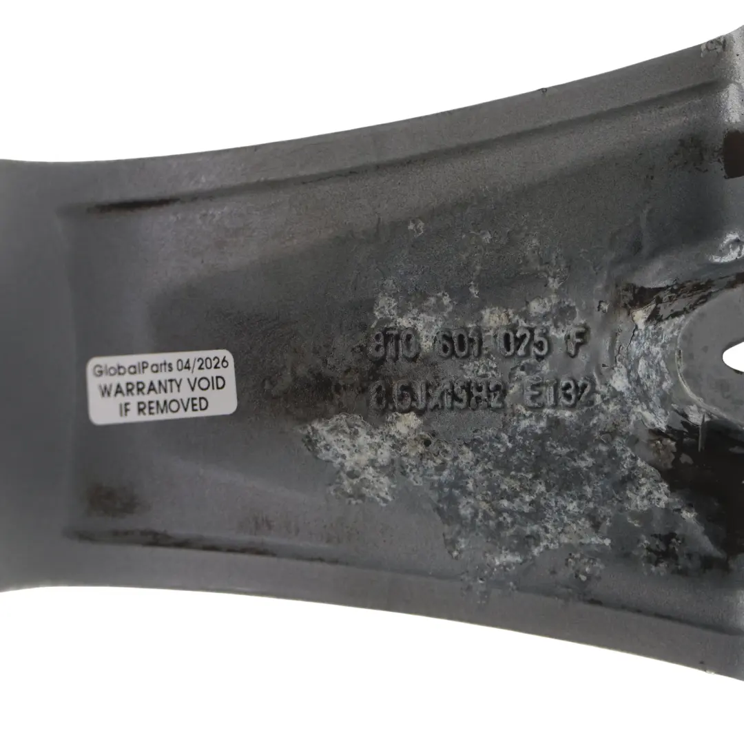 Audi A5 8T Leicht Metall Felge Grau 19" 8.5J ET:32 Stern Speiche - SKU 8T0601025F-5 - Teilenummer 8T0601025F