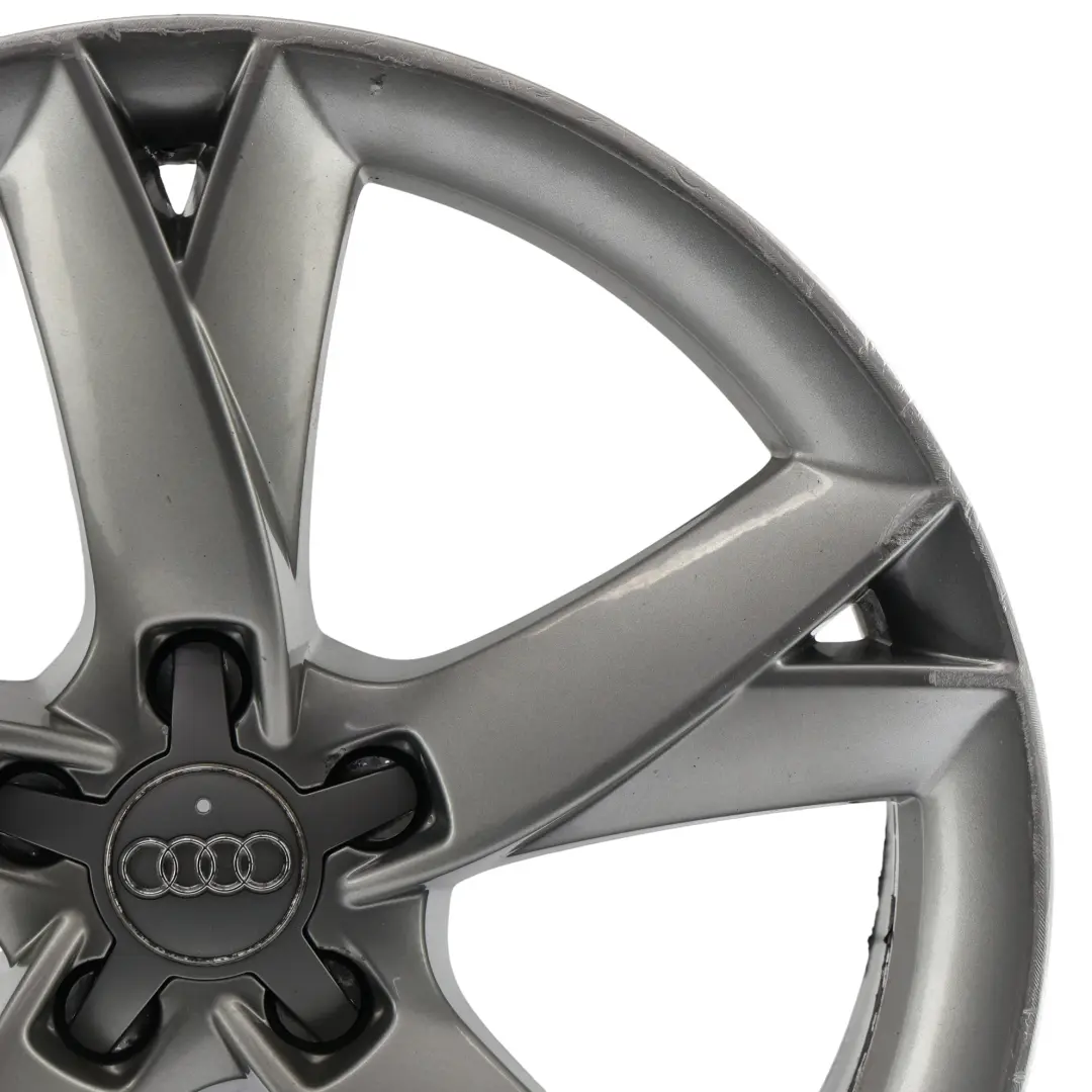 Audi A5 8T Leicht Metall Felge Grau 19" 8.5J ET:32 Stern Speiche - SKU 8T0601025F-5 - Teilenummer 8T0601025F