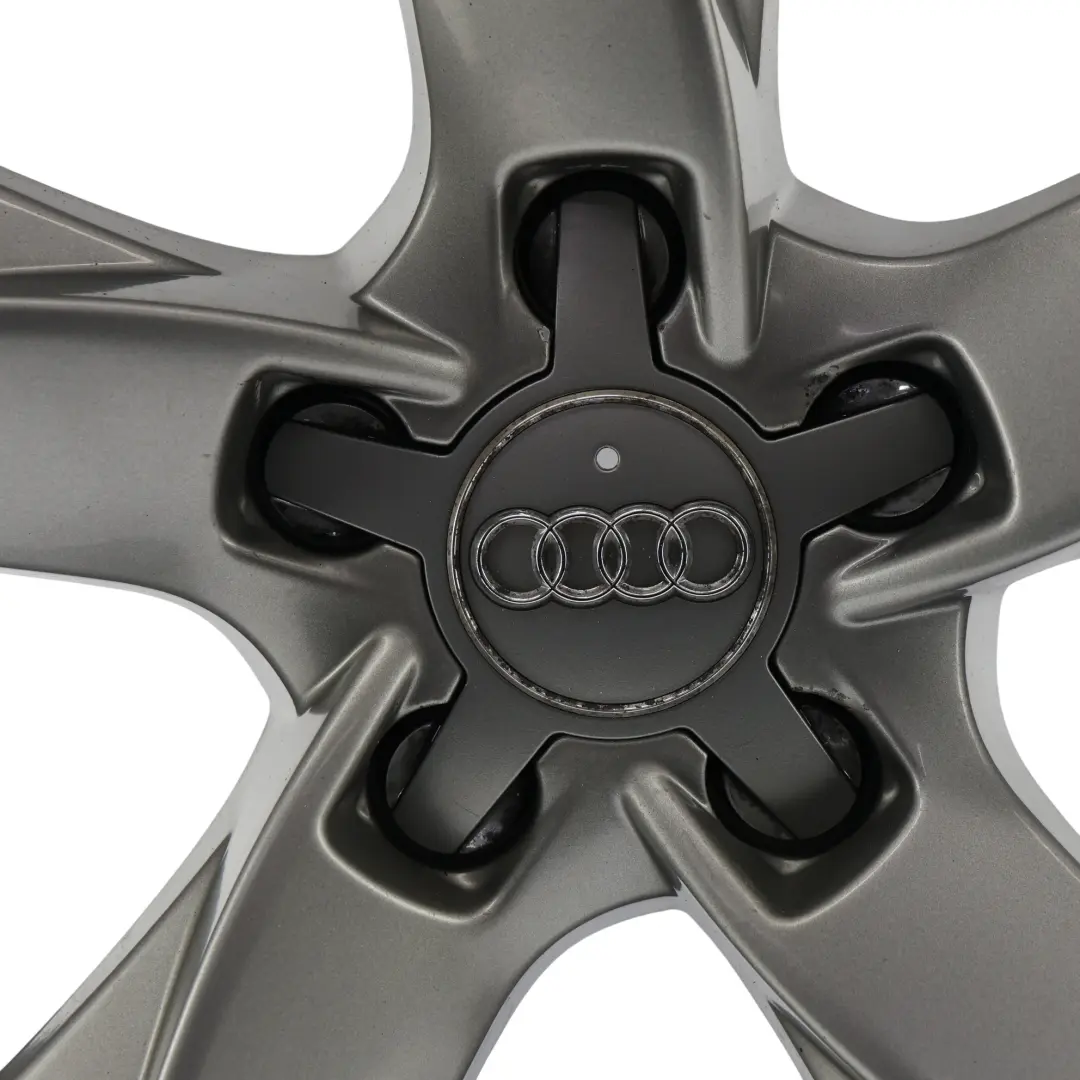 Audi A5 8T Leicht Metall Felge Grau 19" 8.5J ET:32 Stern Speiche - SKU 8T0601025F-5 - Teilenummer 8T0601025F
