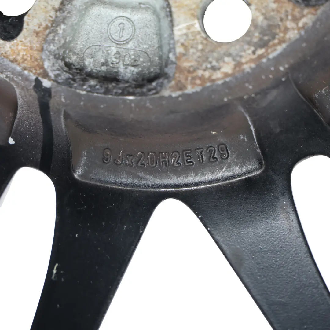 Cerchio In Lega Nero 20" 9J ET:29 A Doppio Raggio per Audi A5 8T con numero di parte 8T0601025N Audi A5 8T Cerchio In Lega Nero 20" 9J ET:29 A Doppio Raggio - SKU 8T0601025N-2 - Numero di parte 8T0601025N