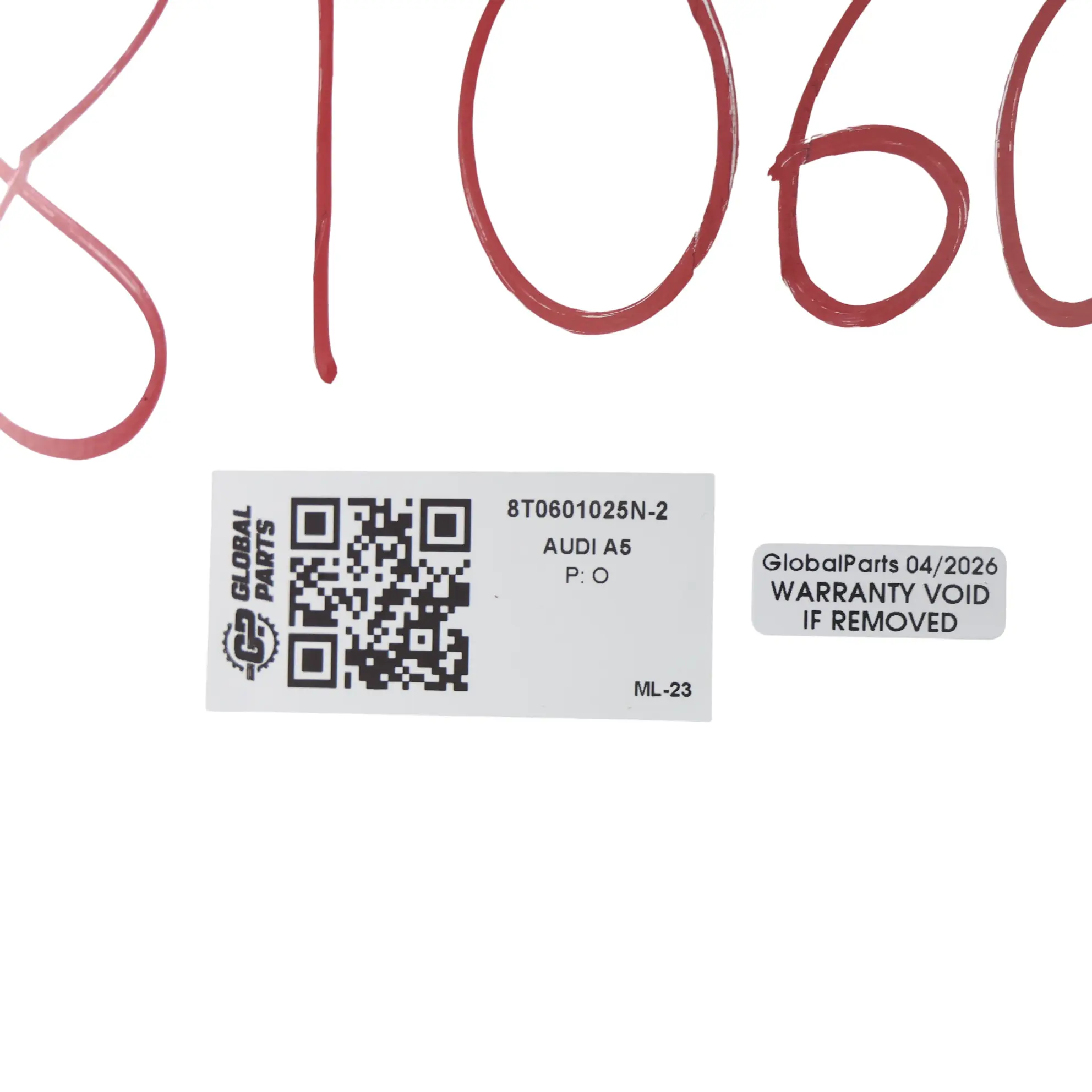 Audi A5 8T Wheel Rim Alloy Black 20" 9J ET:29 Double Spoke 8T0601025N