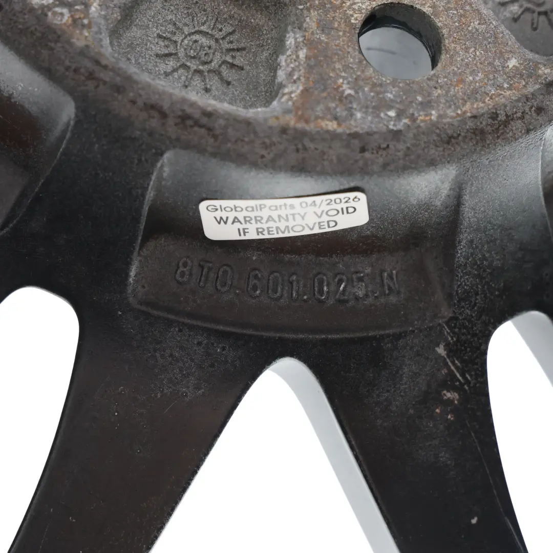 Rim Alloy Black 20" 9J ET:29 to Audi A5 8T Wheel with Part number 8T0601025N Audi A5 8T Wheel Rim Alloy Black 20" 9J ET:29 - SKU 8T0601025N-3 - Part number 8T0601025N
