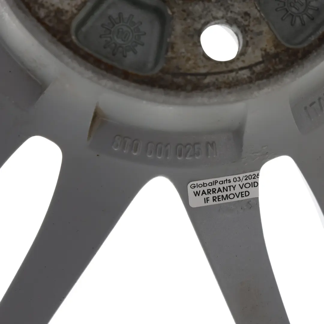 Cerchio In Lega Argento 20" 9J ET:29 per Audi A5 8T con numero di parte 8T0601025N Audi A5 8T Cerchio In Lega Argento 20" 9J ET:29 - SKU 8T0601025N-4 - Numero di parte 8T0601025N