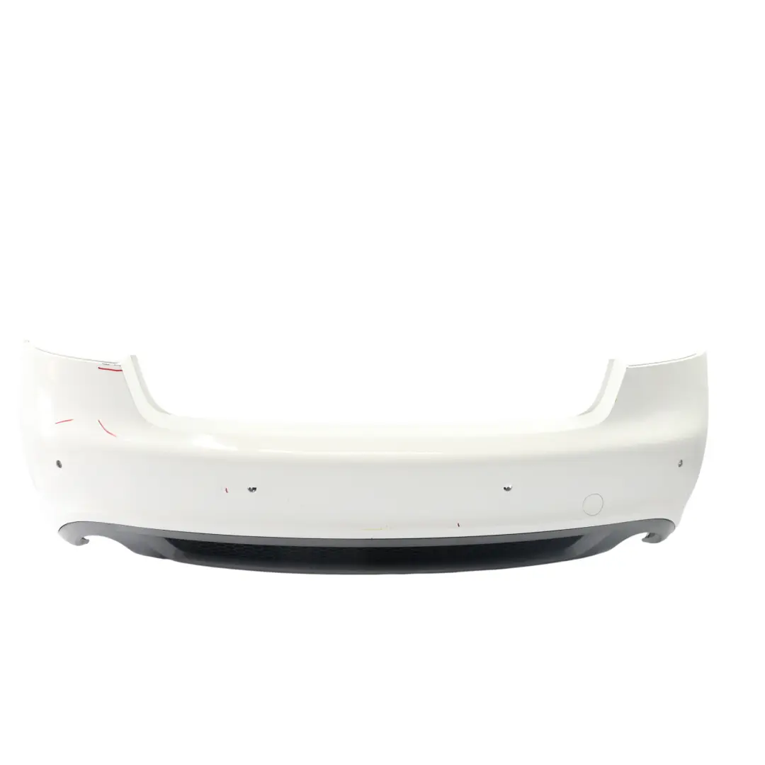8F Rear Bumper Trim Panel Covering Ibis White - Y9C to Audi A5 S5 8T with Part number 8T0807303C Audi A5 S5 8T 8F Rear Bumper Trim Panel Covering Ibis White - Y9C - SKU 8T0807303C-IWH2 - Part number 8T0807303C