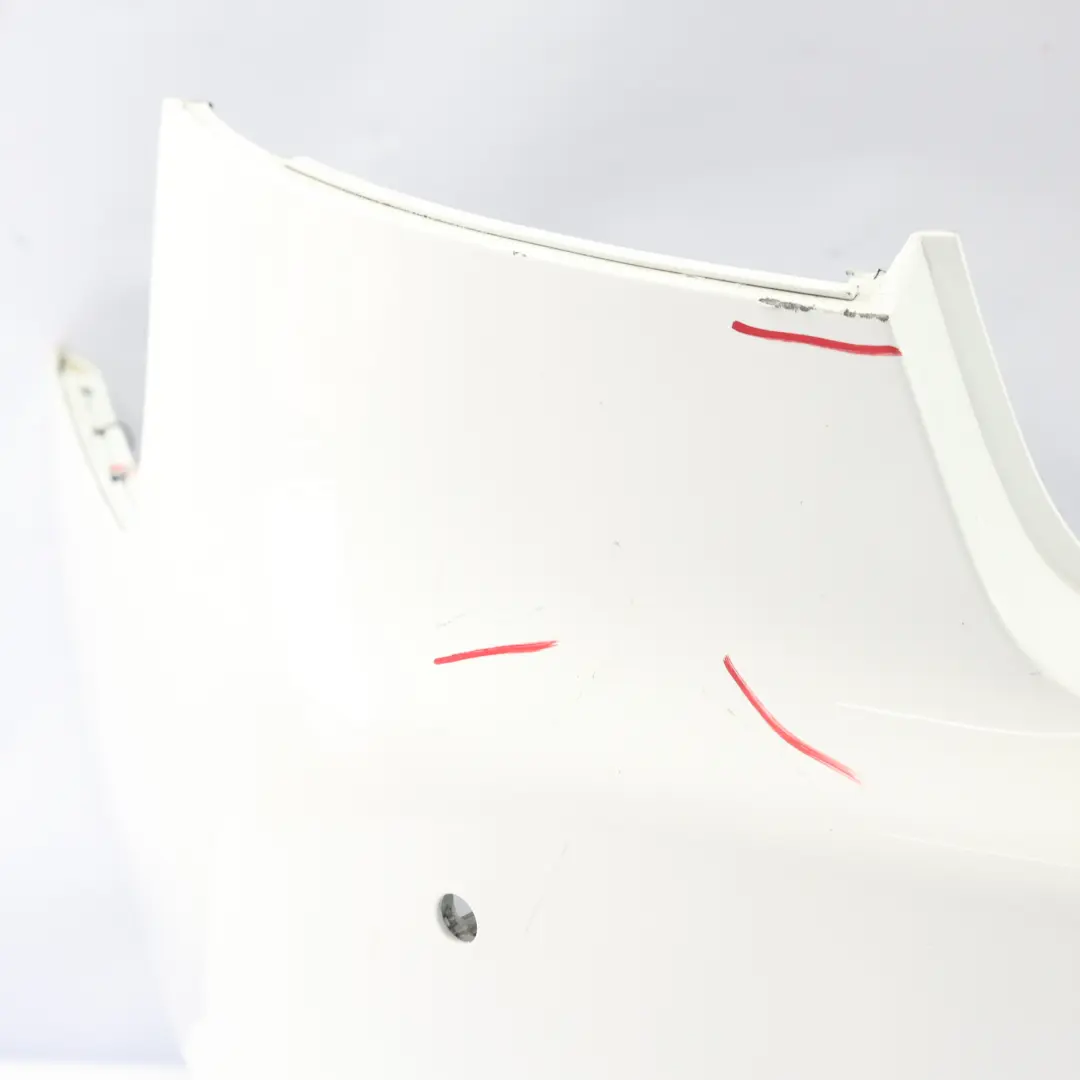 Audi A5 S5 8T 8F Rear Bumper Trim Panel Covering Ibis White - Y9C - SKU 8T0807303C-IWH2 - Part number 8T0807303C
