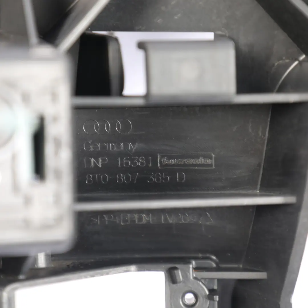 8F Rear Bumper Central Mount Support Bracket Holder to Audi A5 8T with Part number 8T0807385D Audi A5 8T 8F Rear Bumper Central Mount Support Bracket Holder - SKU 8T0807385D - Part number 8T0807385D