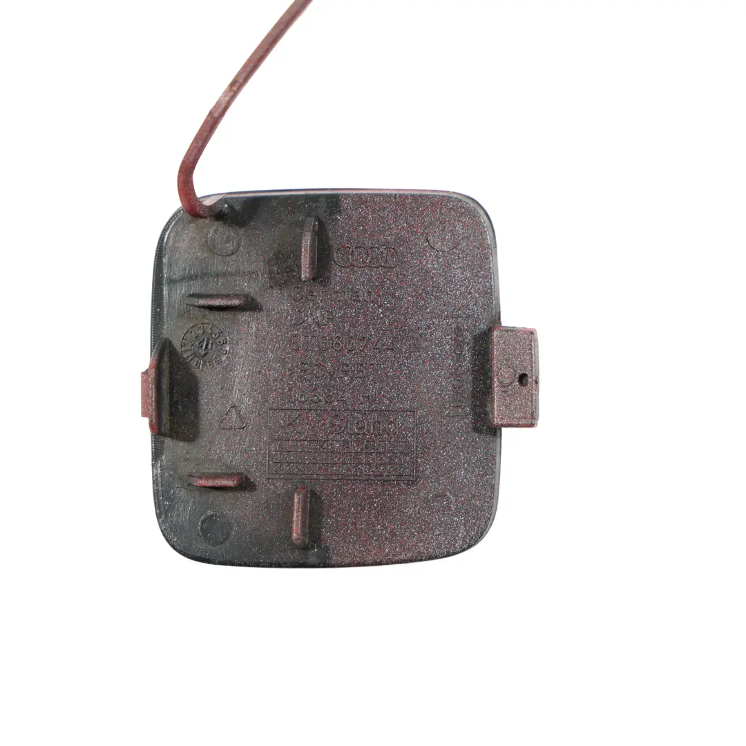 Audi A5 8T Cache Œillet Remorquage Arrière Rouge Brillant Y3J - SKU 8T0807441D-BRR - Numéro de pièce 8T0807441D