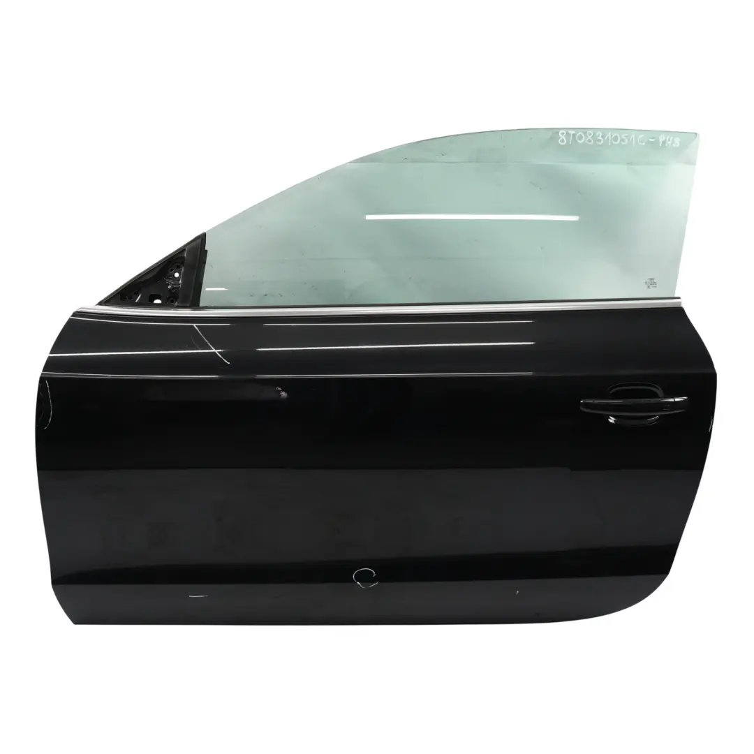Door Front Left N/S Phantom Black - LZ9Y to Audi A5 8T Coupe with Part number 8T0831051C Audi A5 8T Coupe Door Front Left N/S Phantom Black - LZ9Y - SKU 8T0831051C-PHB - Part number 8T0831051C